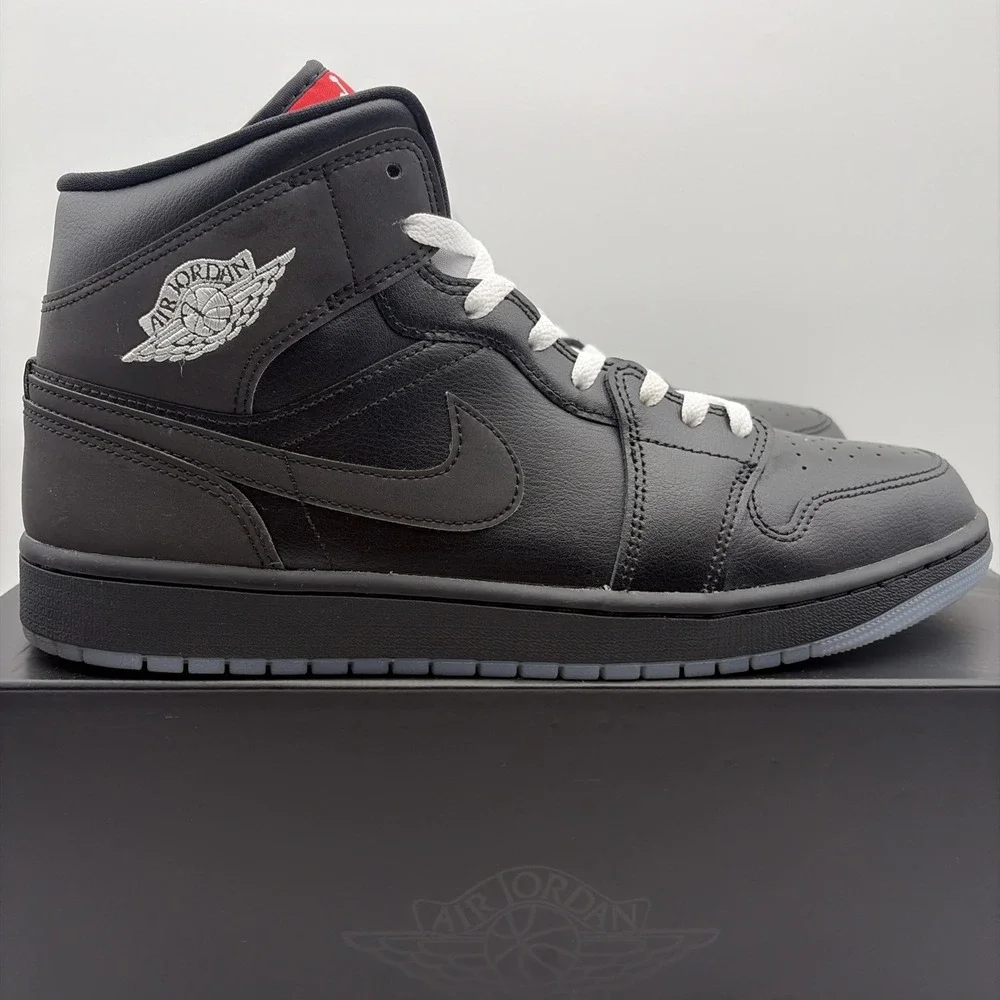Jordan Air Jordan 1 SE Mid Black Metallic Reimagined HV5177-010 Mens Size 12